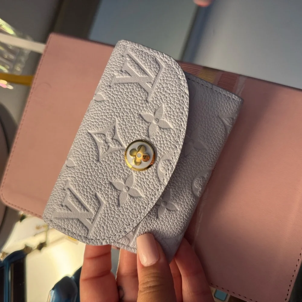 Louis Vuitton Light Blue Monogram Wallet - Picture 1 of 5